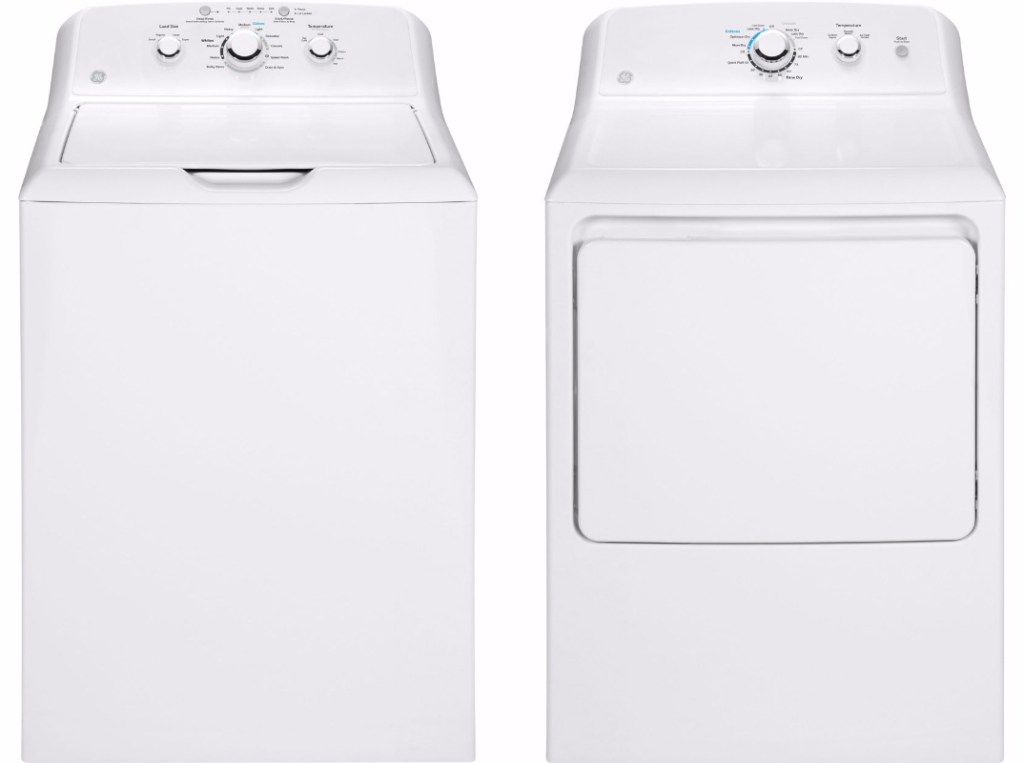 JCPenney GE Washer & Dryer Only 305 Each Delivered After Rebate