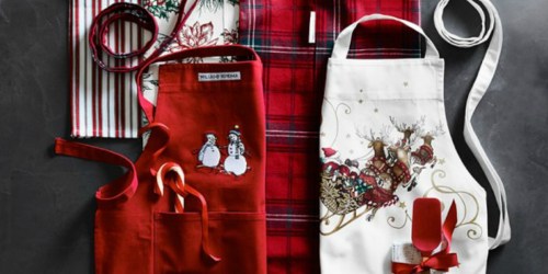 Williams Sonoma Monogrammed Adult Aprons ONLY $7.99 Shipped (Regularly $40)