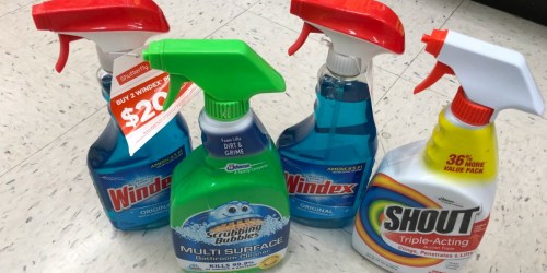 Walgreens: Scrubbing Bubbles, Shout & Windex Only $1.49 Each (After Rewards)