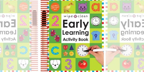 Wipe Clean Early Learning Activity Book Only $6.72 (Awesome Reviews)