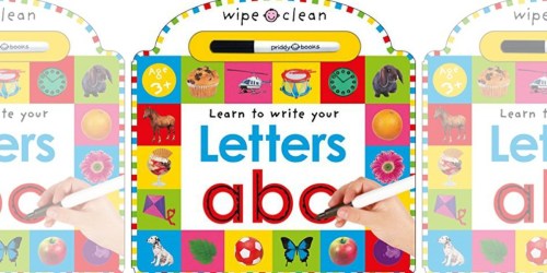 Wipe Clean Letters Book Only $4.65 (Regularly $9)