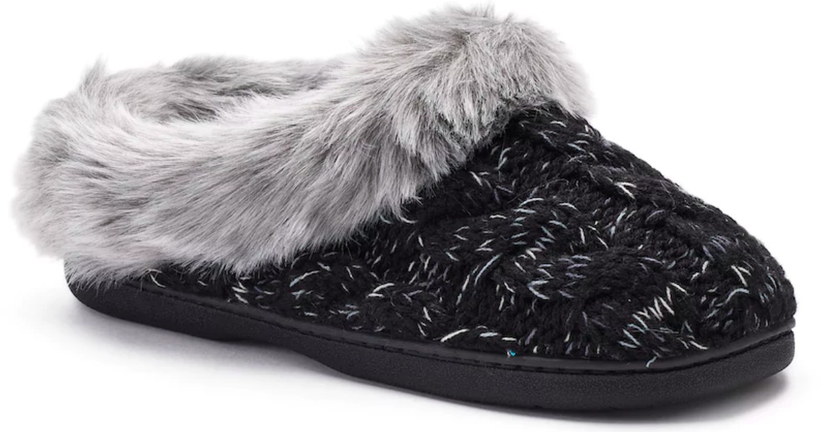 dearfoam slippers womens kohls