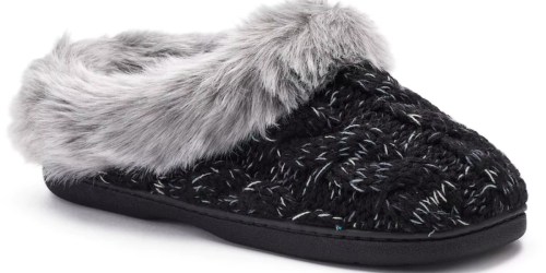 Kohl’s: Women’s Slippers Only $8.49 (Regularly Up To $36) – Dearfoams, Isotoners & More