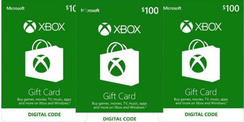$100 Xbox eGift Card Only $90