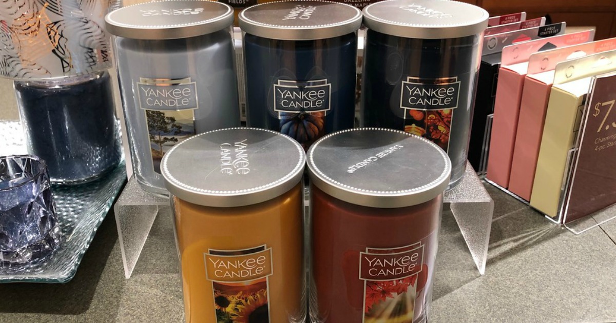 Yankee Candle Buy 2 Get 2 FREE Classic Jar, Tumbler or Pillar Candles