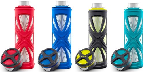 Sam’s Club: ZULU 2-Pack Glass Water Bottle Set Just $9.91 Shipped (Only $4.96 Each)