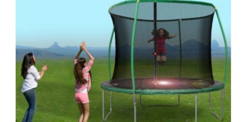 10-Foot Trampoline w/ Enclosure & Flash Litezone Only $58 Shipped (Regularly $119)