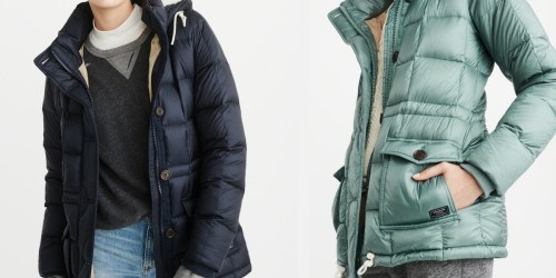 Abercrombie & Fitch Down-Filled Puffer Coat Just $43 Shipped (Regularly $180)