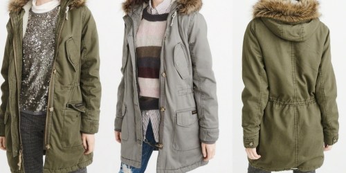 Abercrombie & Fitch Sherpa-Lined Parka Only $49 (Regularly $200)