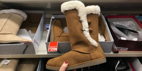 Payless ShoeSource: Women’s Airwalk Cozy Boots Just $15 (Regularly $50) + More