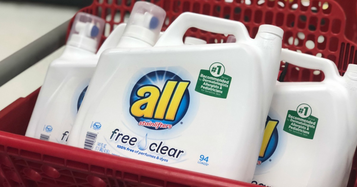 Target Three HUGE all Laundry Detergents Only 13.97 After Gift Card