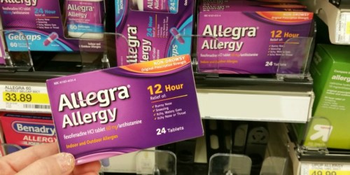 Up to 70% Off Allegra Allergy Medicine at Target (Just Use Your Phone)