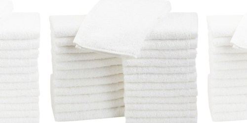 AmazonBasics Cotton Washcloths 24-Pack Just $9.99 (Great Reviews)