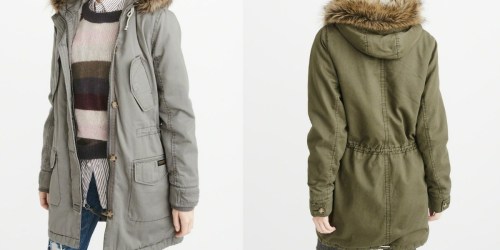 Abercrombie & Fitch Sherpa-Lined Parka Only $36 Shipped (Regularly $200)