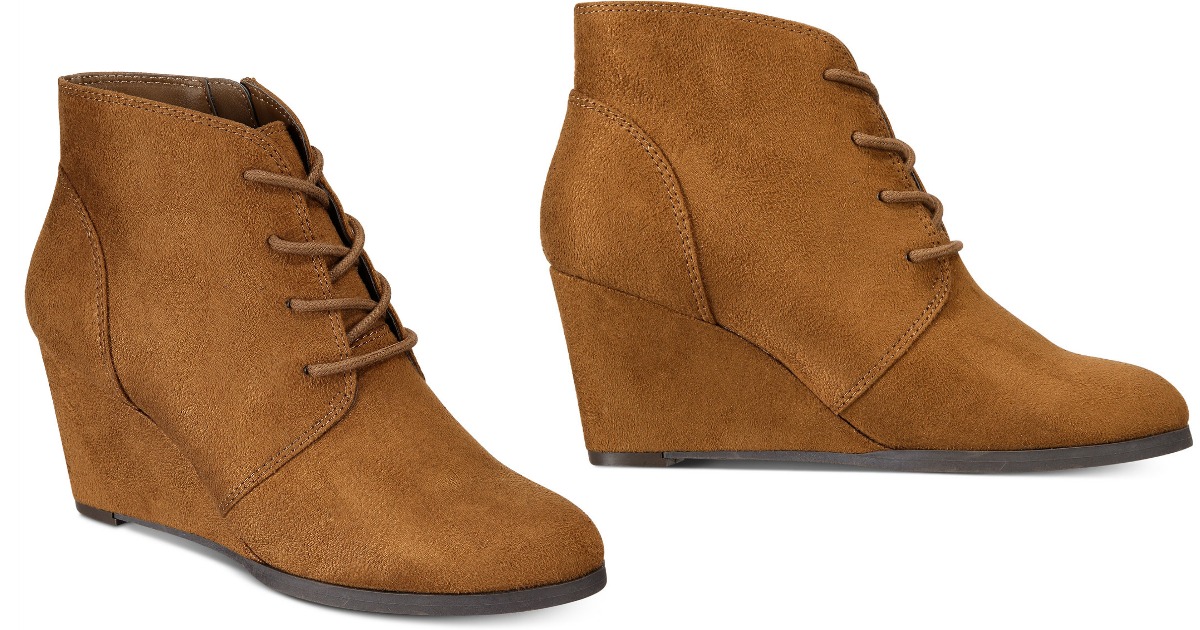 american rag wedge booties