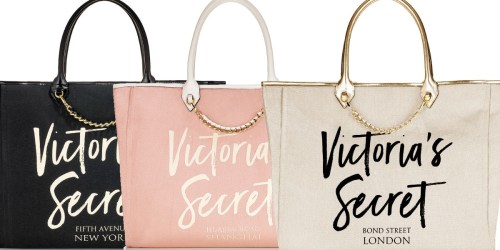 FOUR Victoria’s Secret Angel City Totes + Lip Plumper ONLY $55.60 Shipped ($124 Value)