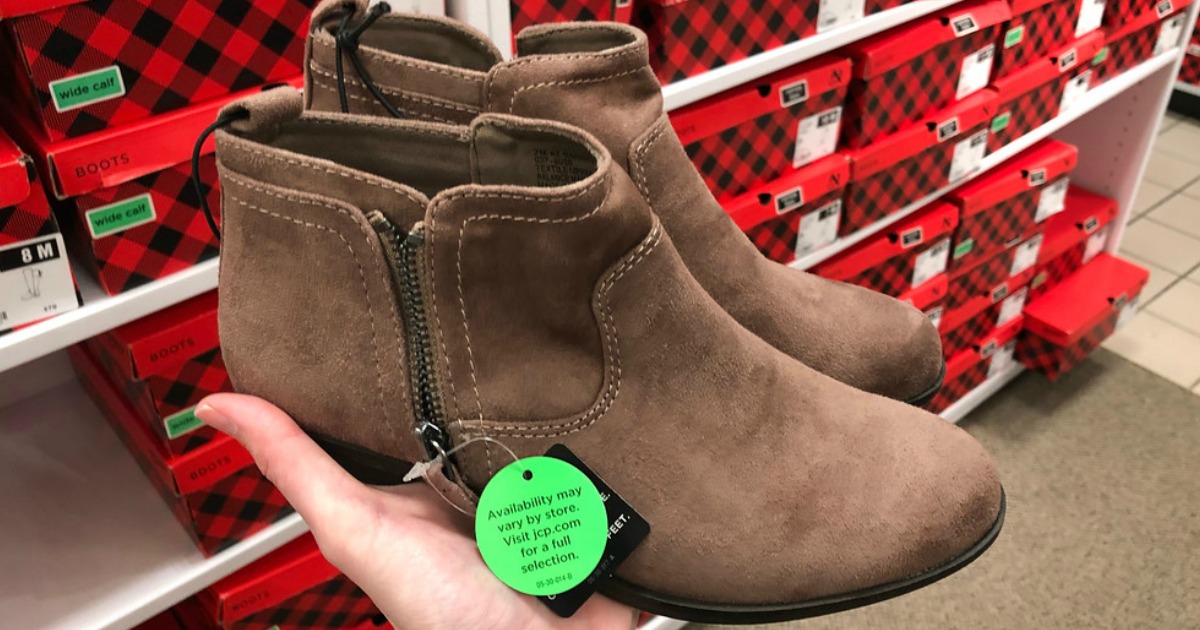 Jcp wide hotsell calf boots