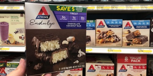 Target: Atkins Endulge 5-Pack Bars Just $2.12 (Regularly $5.49) + More
