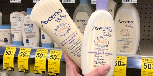 Walgreens: TWO Aveeno Baby Calming Comfort Bath Products ONLY $2.49 (Just $1.25 Each)