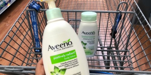 High Value $3/1 Aveeno Coupon = Positively Radiant Body Lotion Only $4.47 at Walmart
