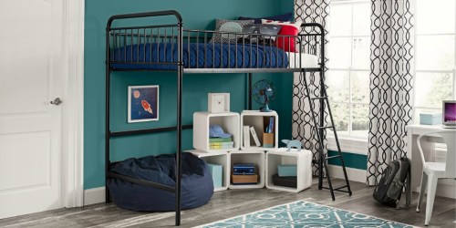 Walmart: Better Homes and Gardens Twin Metal Loft Bed Only $109.20 Shipped (Regularly $169)
