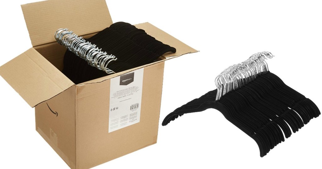 Amazon Prime Velvet Suit Hangers 50Pack Only 12.98 (Regularly 24