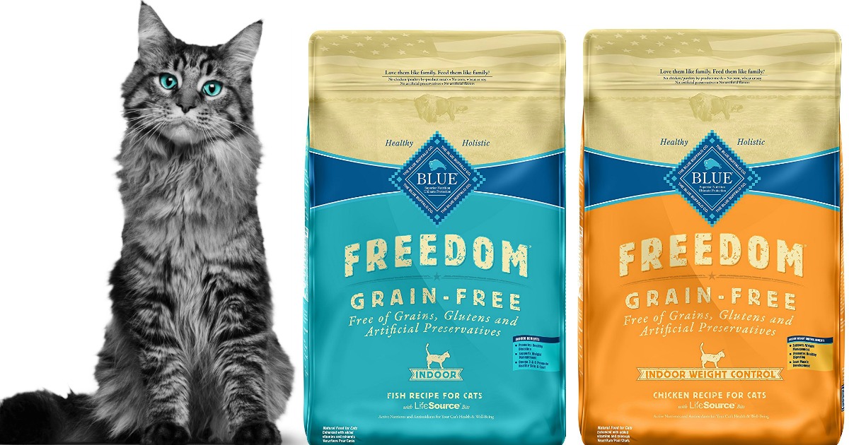 Amazon BLUE Freedom Grain Free Dry Cat Food 11 Pound Bag Just