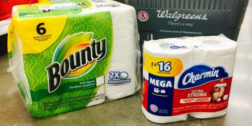 Walgreens: Bounty & Charmin Just $2.99 Each After Rewards (Starting December 31st)