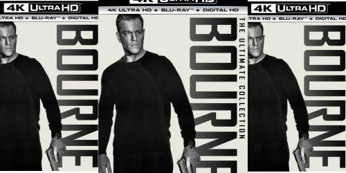 The Bourne Ultimate Collection 4K Ultra HD + Blu-ray Set $43.49 Shipped (Regularly $100)