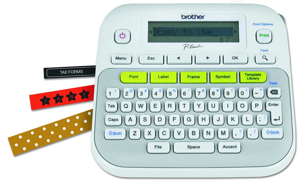 stock image of Brother P-touch PTD210,Easy-to-Use Label Maker