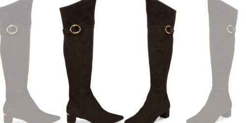 Lord & Taylor: Calvin Klein Suede Knee-High Boots Only $34.35 (Regularly $229)