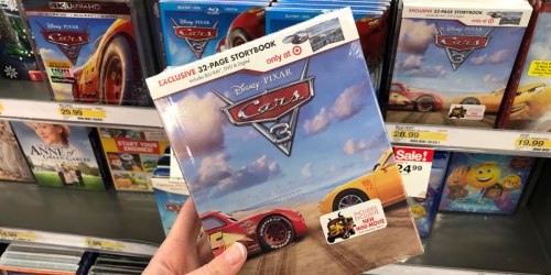 Target.com Cyber Sale: Exclusive Cars 3 Blu-Ray + DVD + Book $17.39 Shipped & Lots More