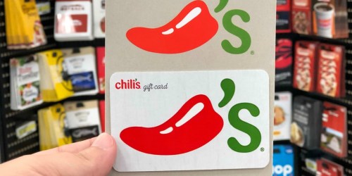 $50 Chili’s Gift Card Only $42.50 Shipped + More