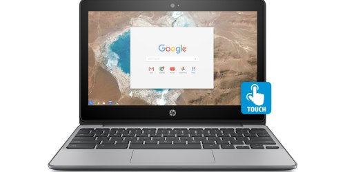 HP 11.6″ Touch Chromebook Only $179 Shipped