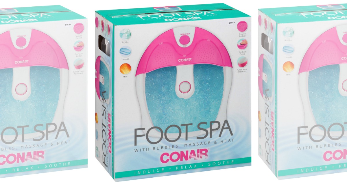 Walmart Conair Foot Spa Just 7.48 (Regularly 20)