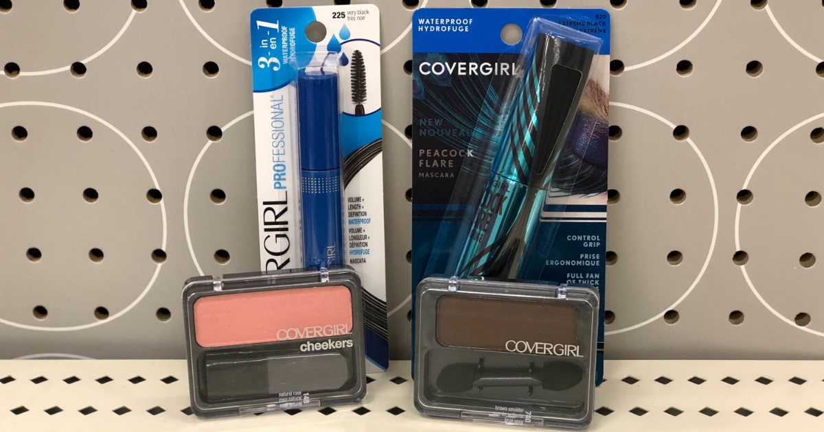 covergirl cosmetics on display