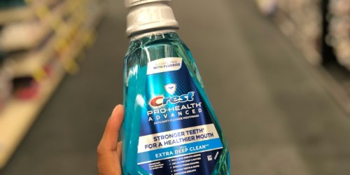 Crest Pro-Health Mouthwashes Only $2.99 w/ Free Walgreens Store Pick-up (Regularly $6)