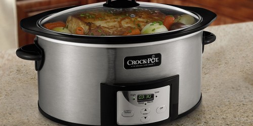 Crock-Pot Programmable 6-Quart Slow Cooker Only $21 at Target.com (Regularly $50)