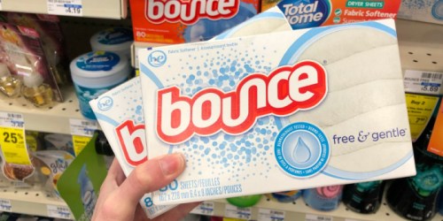 Bounce 80-Count Dryer Sheets Just $1.69 Each at CVS After Rewards (Regularly $6) & More