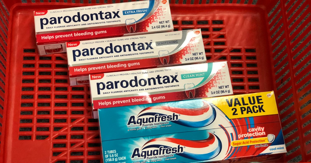 CVS Parodontax & Aquafresh Toothpaste Only 71¢ Each (After Rewards and