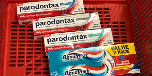 CVS: Parodontax & Aquafresh Toothpaste Only 71¢ Each (After Rewards and Cash Back)