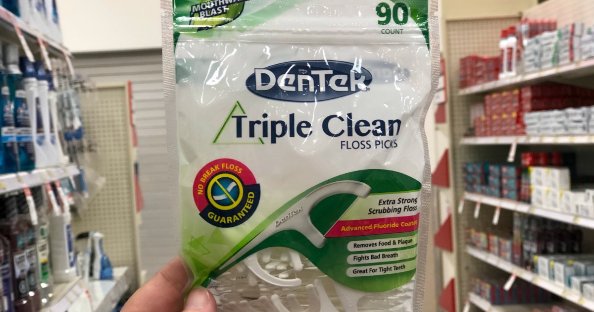 Target: DenTek Triple Clean 90-Count Floss Picks Only 85¢ (Regularly $3 ...