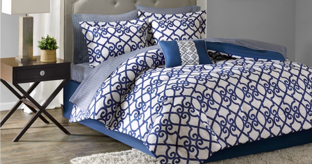 Designer Living 9Piece Comforter & Cotton Sheet Sets ONLY 29.99