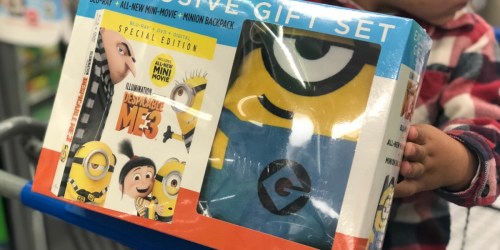 Walmart: Despicable Me 3 Blu-ray/DVD Combo AND Minion Backpack Only $15.96 (Regularly $50)