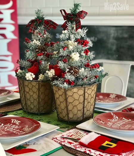 Turn This Dollar Tree Bargain Into Stylish Christmas Decor Hip2Save   Dollar Tree Christmas Decor 