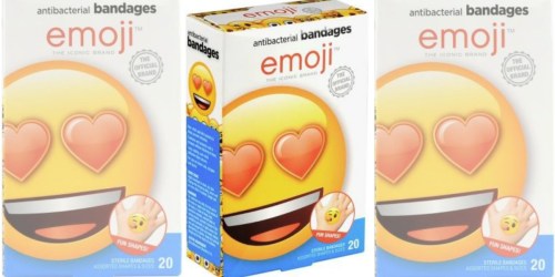 Walmart.com: Emoji 20-Count Antibacterial Bandages Only 99¢ Per Box