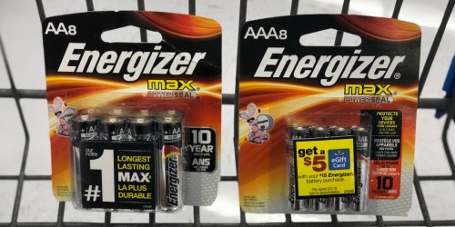 FREE $5 Walmart eGift Card w/ $15 Energizer Battery Purchase AND Earn Kicks In-Store