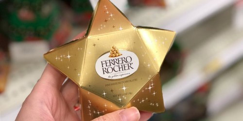 Ferrero Rocher Hazelnut Chocolate Star Ornament Only $1.89 at Target – Cute Stocking Stuffer