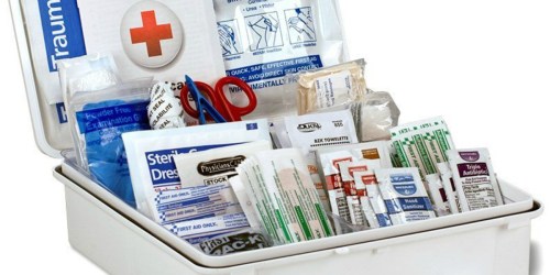 Amazon: First Aid Kit Only $13.13 (Regularly $50) – Enough Supplies to Treat 50 People