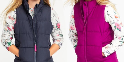 HURRY! Old Navy Frost Free Vests for the Whole Family as Low as $9.60